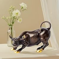 インドブラス雄牛オブジェ Amazon.co.jp: 真鍮の雄牛の置物 - ウォールストリートブル